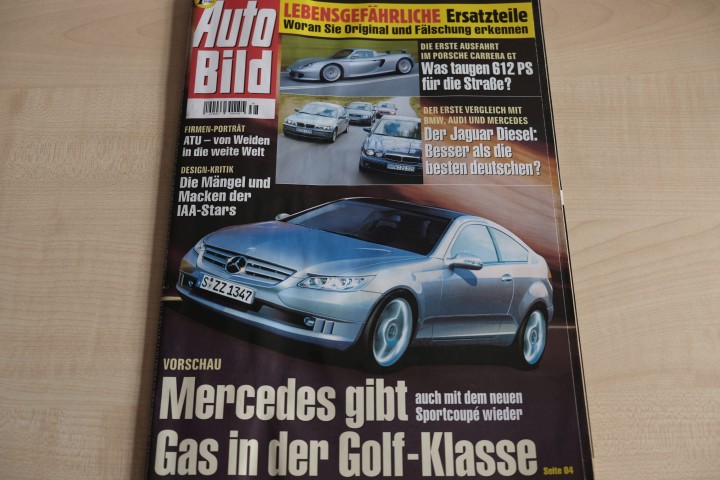 Deckblatt Auto Bild (38/2003)